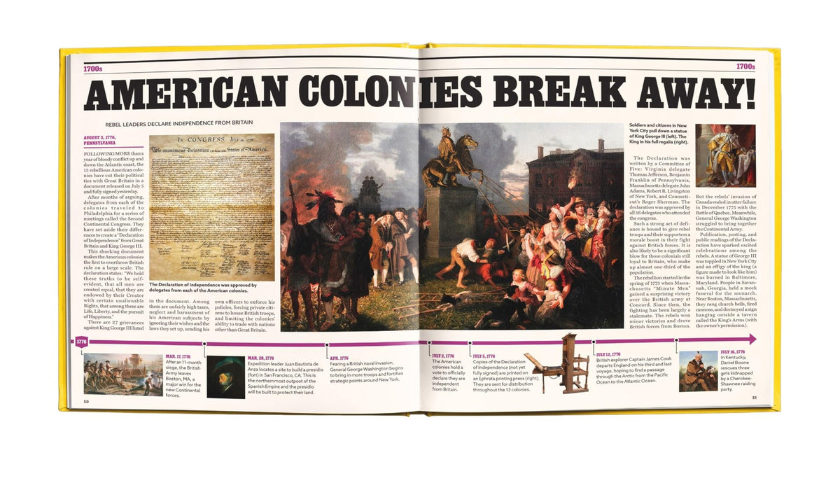 Additional view of America as It Happened: A Moment-by-Moment Journey Through Time, 3 of 9