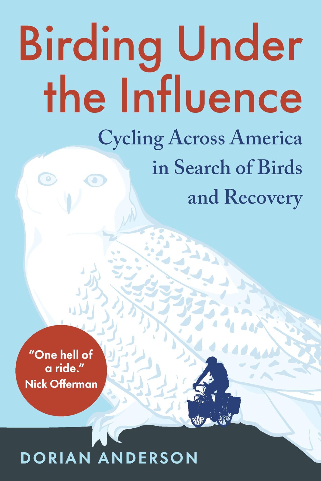 Book cover of Birding Under the Influence: Cycling Across America in Search of Birds