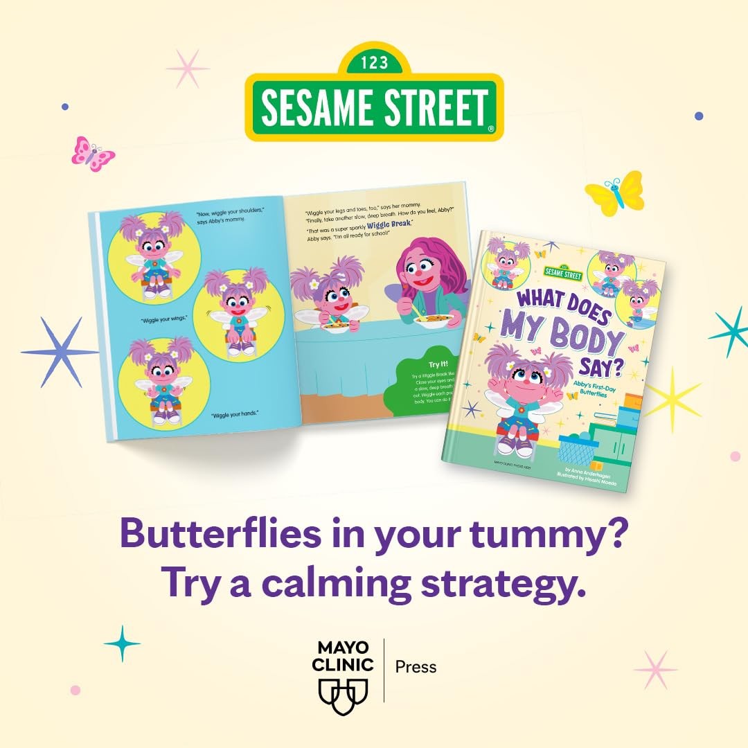 Additional view of Abby's First-Day Butterflies: What Does My Body Say? (Sesame Street Feelings), 7 of 7