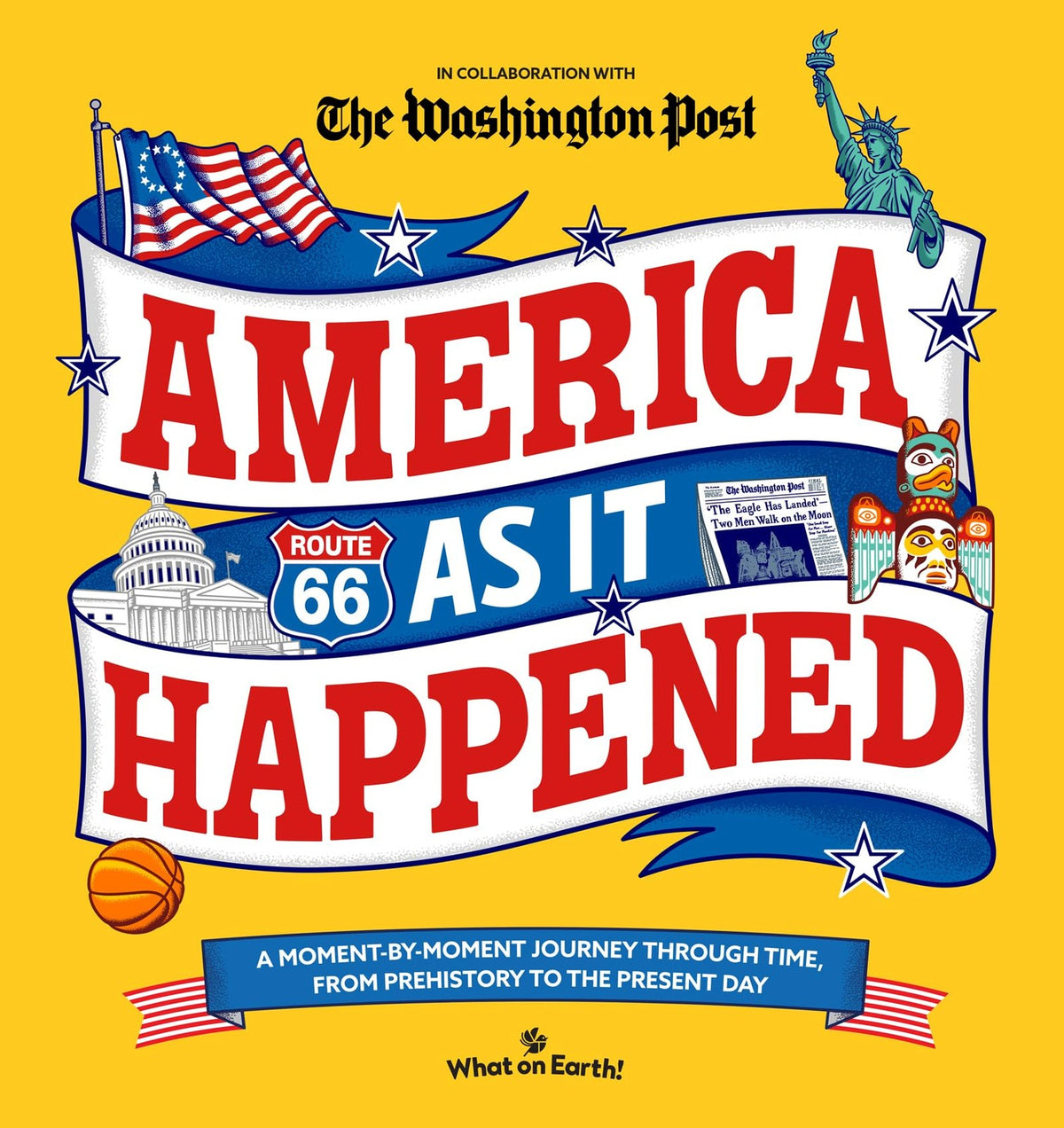 Book cover of America as It Happened: A Moment-by-Moment Journey Through Time