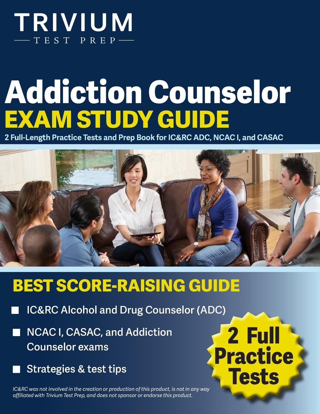 Cover of Addiction Counselor Exam Study Guide